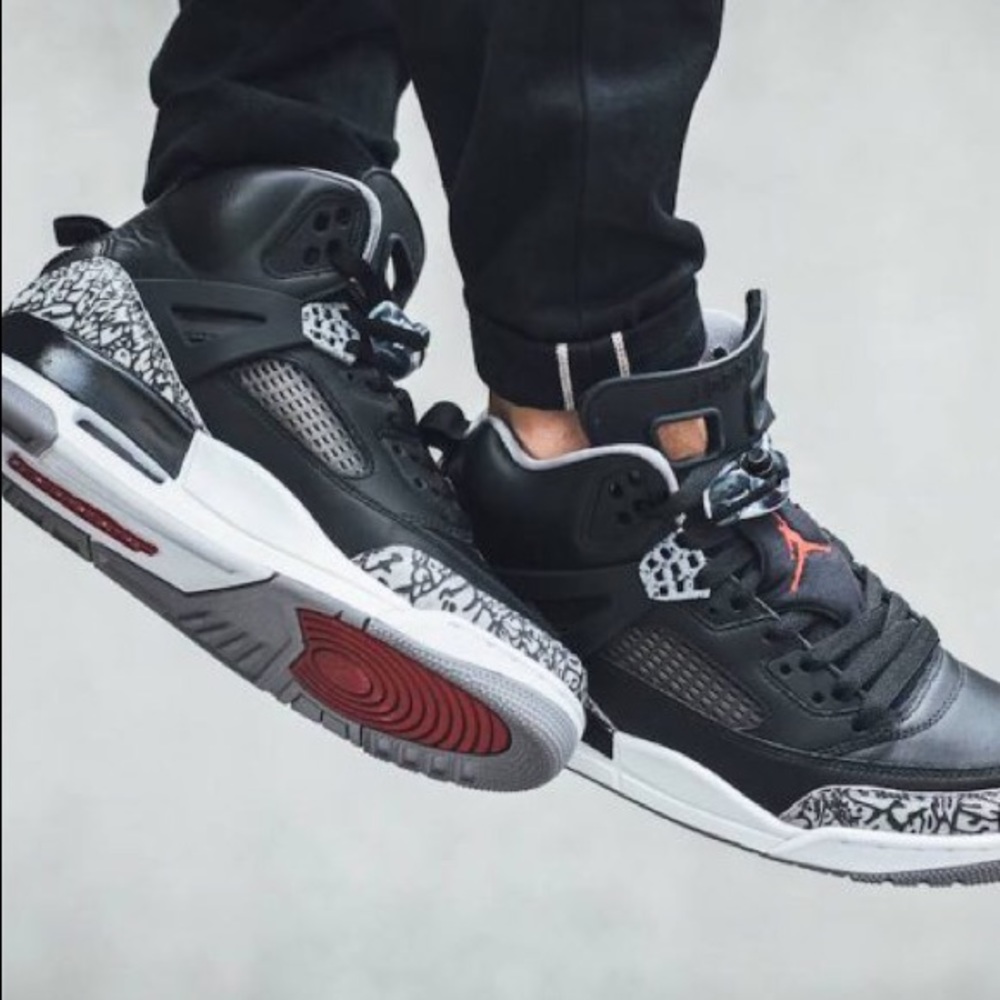 JORDAN Spizike Black Cement
